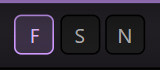 The overlay style switch: band, shadow, none